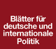 Logo: Blätter fÃ¼r deutsche und internationale Politik